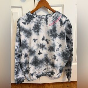 COOL MOM EMBROIDERED CORDED PULLOVER - TIE DYE Pink Blue The Shop Forward Size S